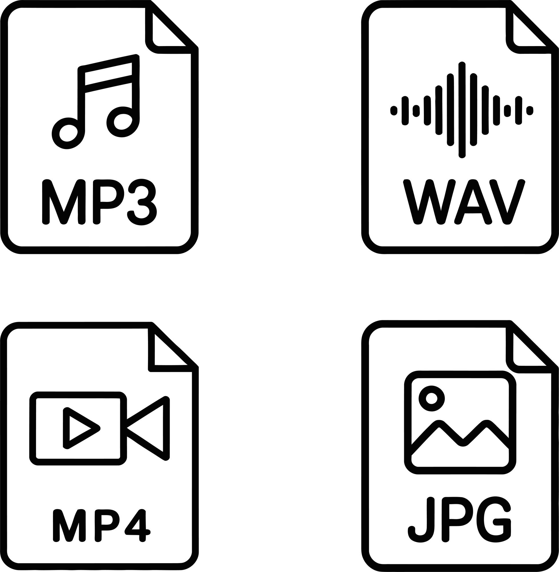 Audio file output